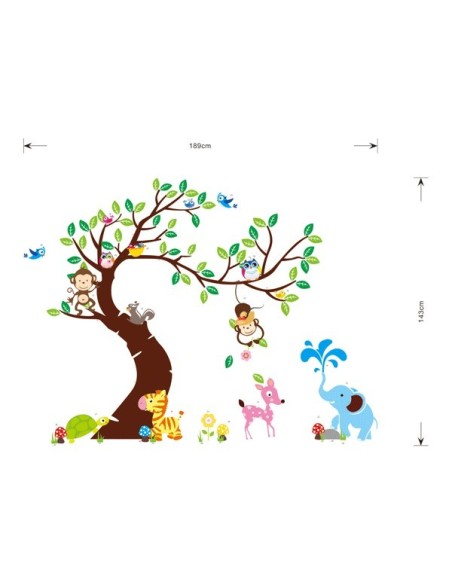 Vinilo árbol infantil 9 Vinilo árbol infantil 9