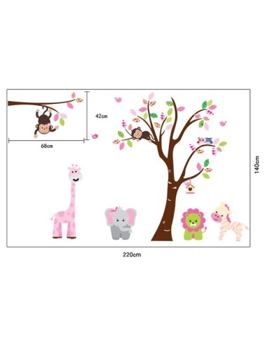 Vinilo árbol infantil 12