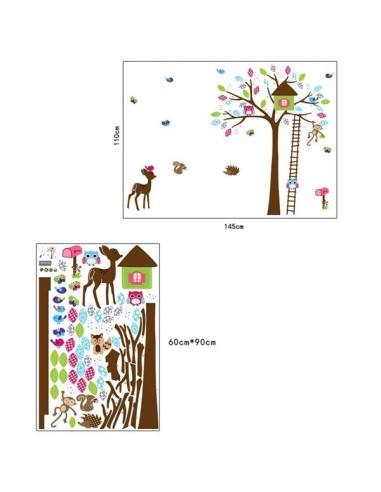 Vinilo árbol infantil 13