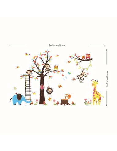Vinilo árbol infantil 15