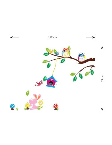 Vinilo árbol infantil 18