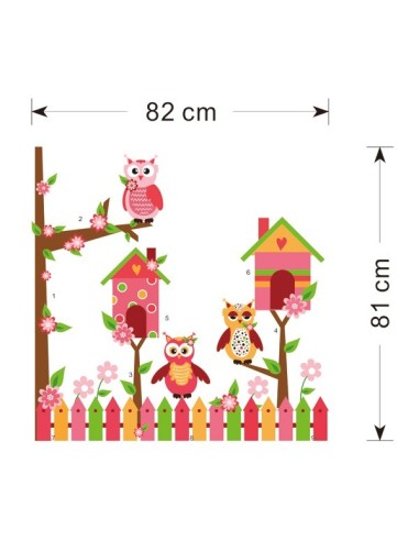 Vinilo árbol infantil 19