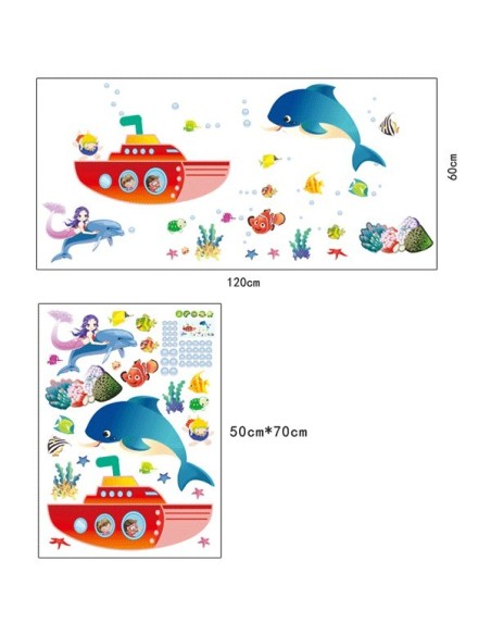 Vinilo peces infantiles 2 Vinilo peces infantiles 2