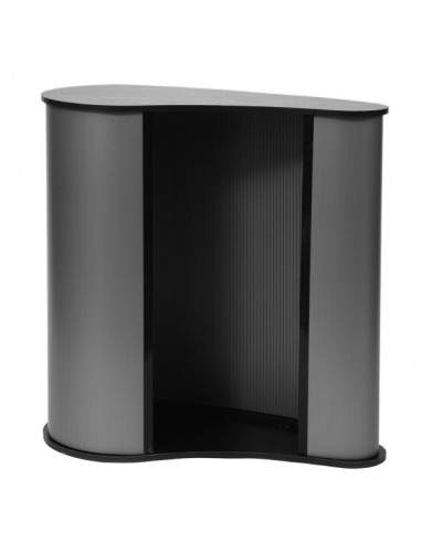 Mostrador expositor promocional curvo