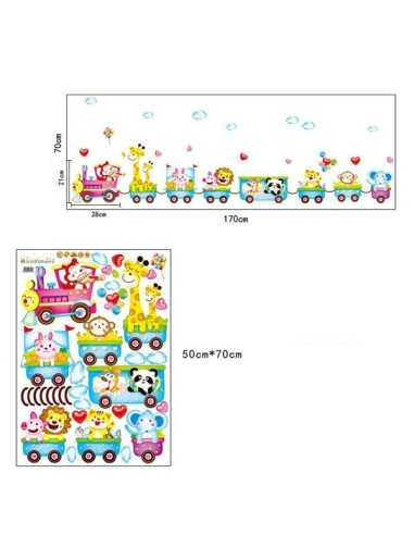 Vinilo tren infantil 2