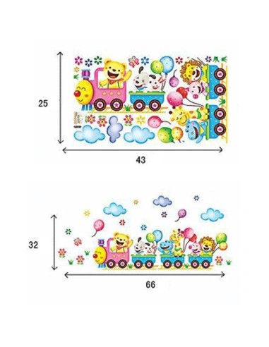 Vinilo tren infantil 3