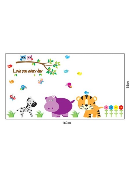 Vinilo hipopótamo infantil Vinilo hipopótamo infantil
