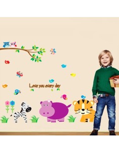 Vinilo hipopótamo infantil