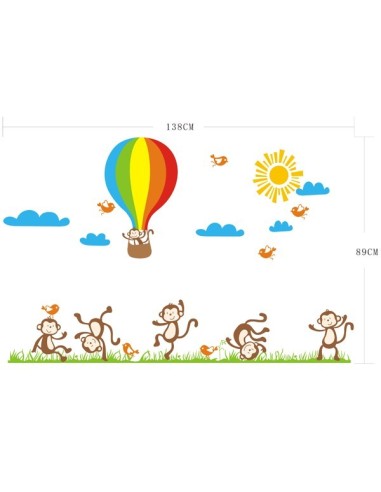Vinilo monos infantiles 2