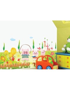 Vinilo cerditos infantiles
