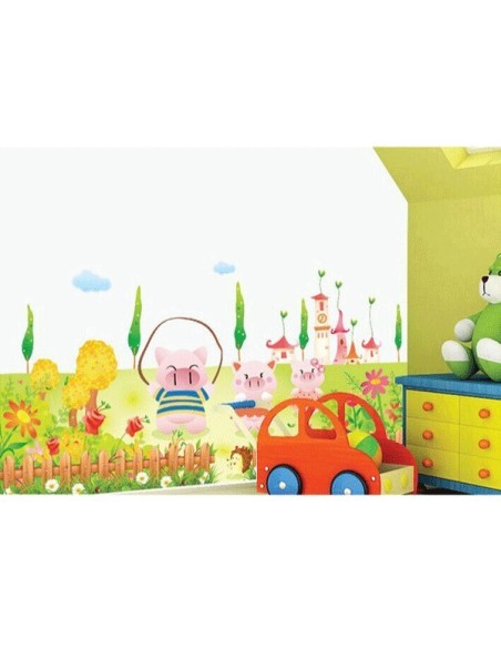 Vinilo cerditos infantiles