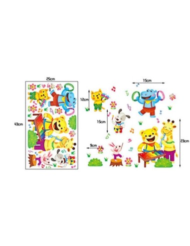 Vinilo animalitos infantiles