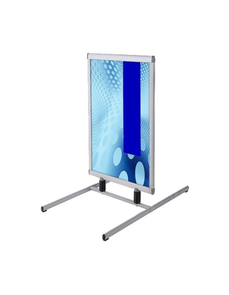 Portaposter con muelles para suelo