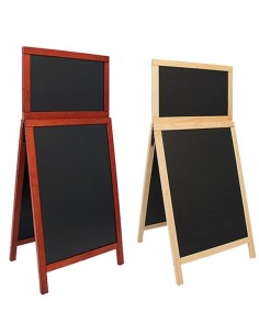 Pizarra exterior doble cara 55 x 120 cm