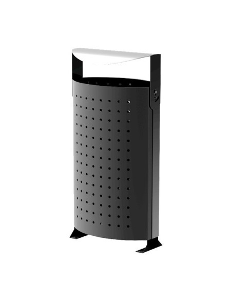 Papelera con sombrero
