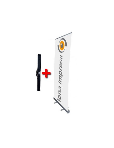 Roll up con lona 85 x 200 cm