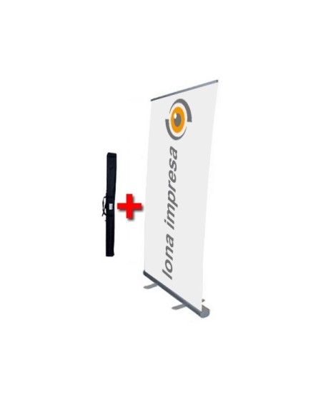 Roll up con lona 100 x 200 cm