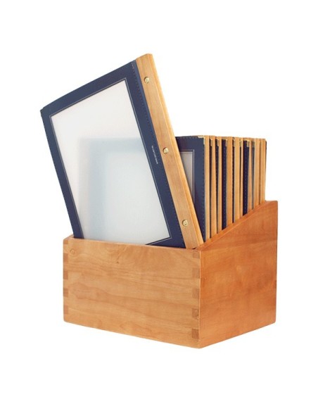 Porta cartas de madera A4 Porta cartas de madera A4