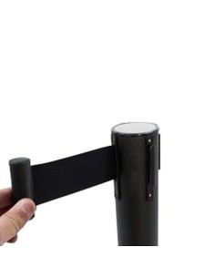 Poste negro con cinta negra 2