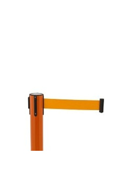Poste naranja con cinta naranja