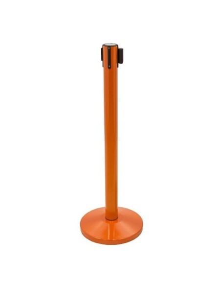 Poste naranja con cinta naranja