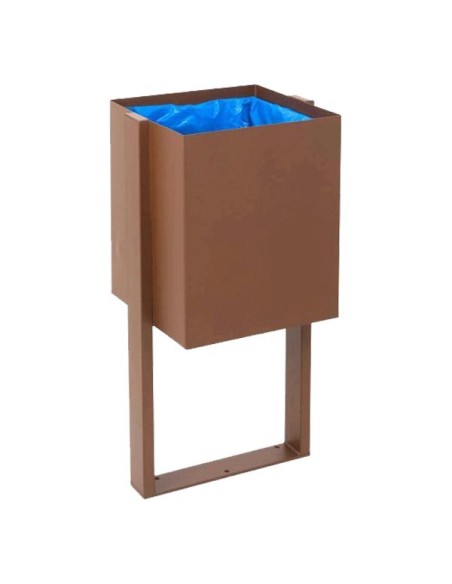 Papelera cuadrada exterior Papelera cuadrada exterior
