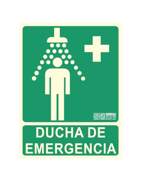 Señal ducha de emergencia