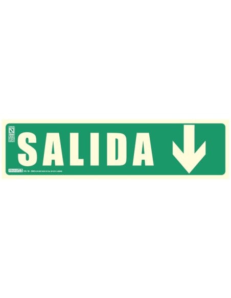 Señal salida abajo Señal salida abajo