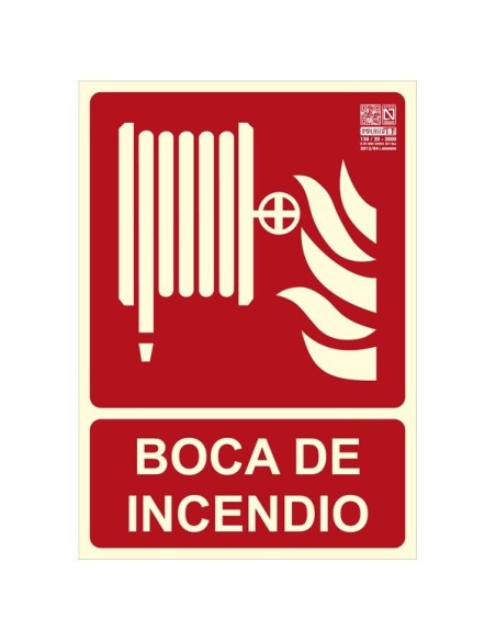 Señal boca de incendio