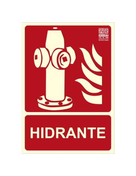 Señal hidrante
