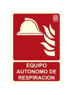 Señal equipo autónomo respiración