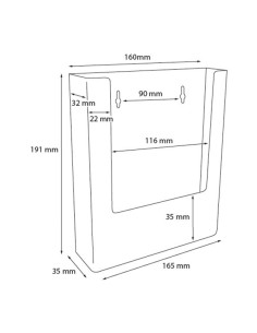 Portafolletos de pared DIN A5 2