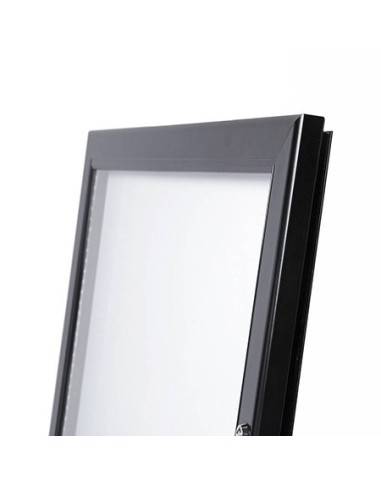 Portamenús negro con luz