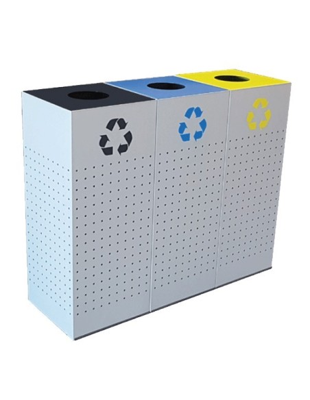 Papelera con tapa personalizable