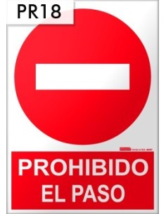 Señal de no pasar
