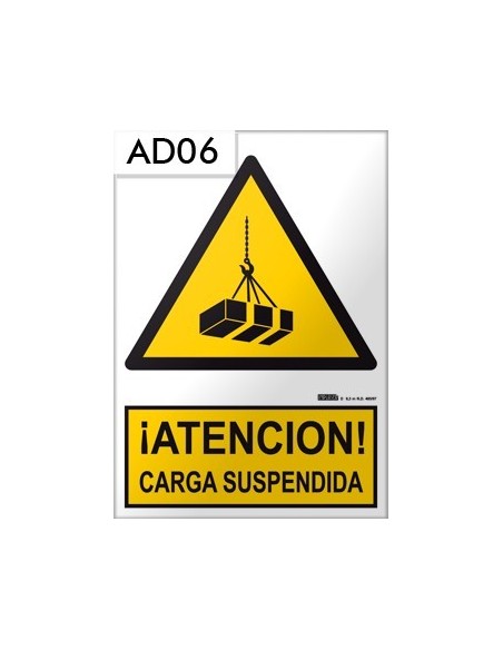 Señal de carga suspendida