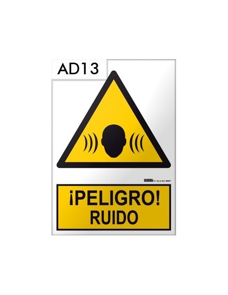 Señal de peligro ruido