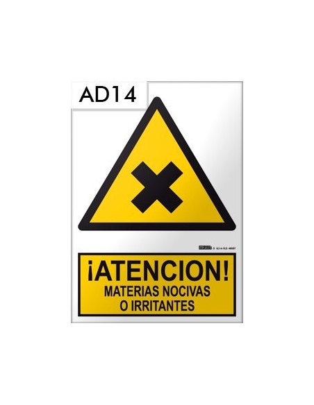 Señal de materias nocivas o irritantes