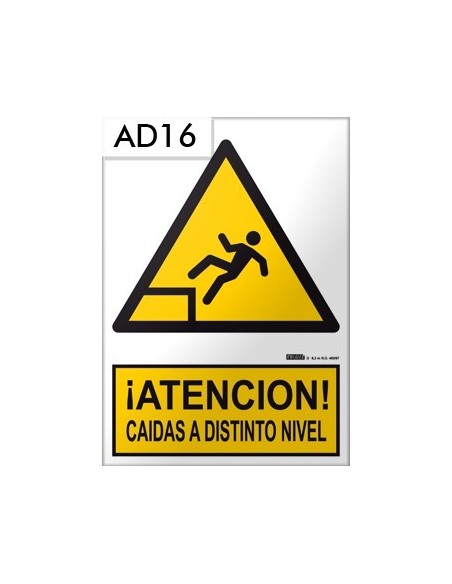 Señal de caídas a distinto nivel Señal de caídas a distinto nivel