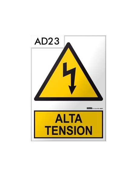 Señal de alta tensión