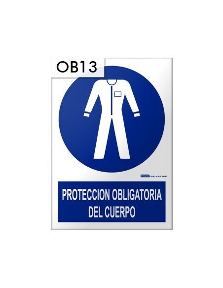 Señal de uso de ropa protectora