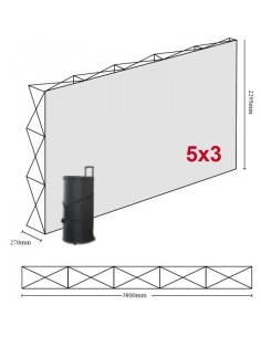 Photocall pop up 3,80 x 2,29 metros 2