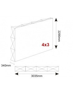Photocall pop up 3,05 x 2,29 metros 2