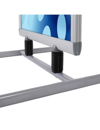 Portaposter con muelles para suelo