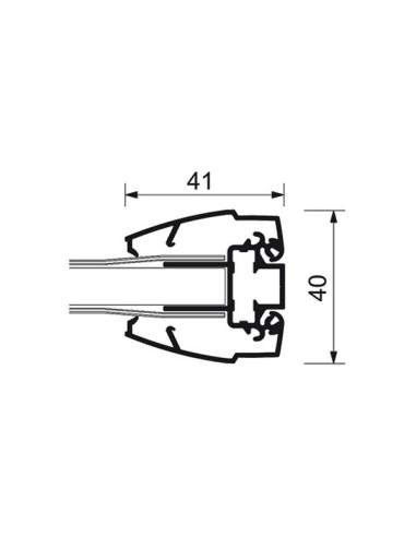 Portaposter con muelles para suelo