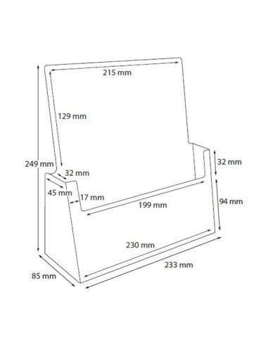 Portafolletos de sobremesa DIN A4