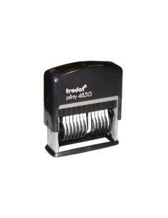 sello numerador 48313 (13 dígitos)