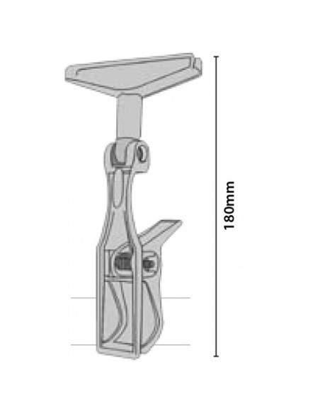 Pinza para sujetar marcos