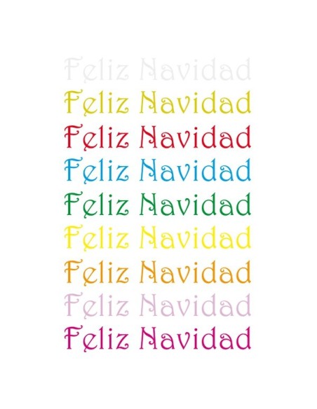 Vinilo feliz navidad 1