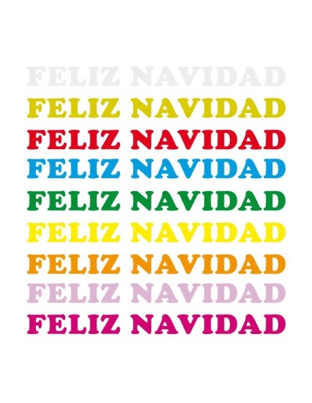 Vinilo feliz navidad 2